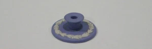 DISCONTINUED WEDGWOOD BLUE JASPERWARE MINI / MINIATURE BANQUET CANDLESTICK - Picture 1 of 1