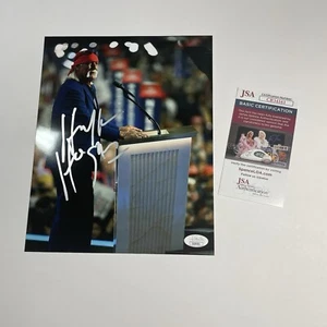 HULK HOGAN SIGNED 8x10 PHOTO  WWE Wrestling Autograph RNC DONALD TRUMP JSA COA - Picture 1 of 1