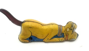 JUGUETE DE CUERDA DE HOJALATA SABIO PLUTO AÑOS 30 DISNEY DE MARX - Imagen 1 de 9