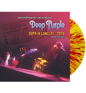 Deep Purple Burn In Concert 1974 Limited Edition Hand Numbered colour vinyl lp * - Picture 1 of 2