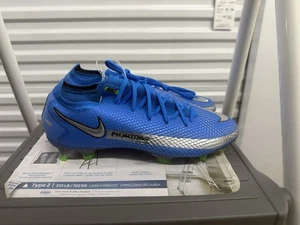 Nike Phantom GT Elite FG foto blu argento metallizzato CK8439 401 uomo taglia 6 - Foto 1 di 7