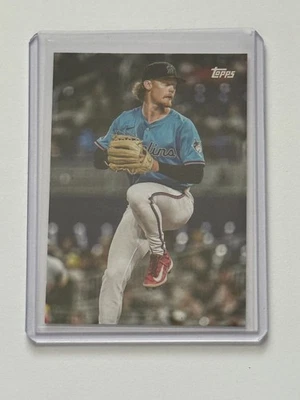 2025 Topps Update - Max Meyer #US99 True Photo SP Marlins - Image 1 of 2