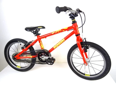2022 Squish 16" Stage 3 Unisex Kids Bike Age 5-7 Low-Used VGC Red Yellow KB-256 - Image 1 of 4