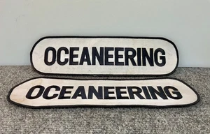 Lot of 2 (one pair) Large OCEANEERING Embroidered PATCHES Old Odd Cosplay KT - Picture 1 of 12