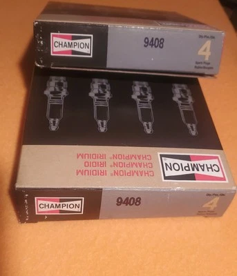CHAMPION IRIDIUM Premium Spark Plugs 9408 Set of 8 - Image 1 of 2
