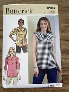 Butterick 6895 Misses Top Sz 18-26 UNCUT - Picture 1 of 2