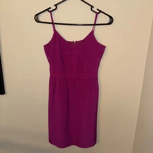 Madewell 100% Silk Cami Slip Dress Women 2 Adjustable Straps Fuschia Purple Pink - Picture 1 of 9