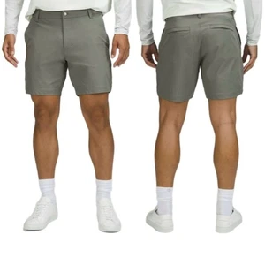 Lululemon Commission Classic-Fit Short 7" Grey/Green in Size 38 - Picture 1 of 7