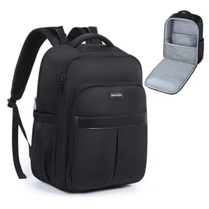 Diaper Bag Backpack Large Baby Bag 37L with 15.6'' Laptop Sleeve Mom Black - Picture 1 of 7