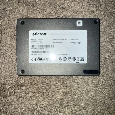 Micron RealSSD C400 64GB MLC SATA 6Gbps 1.8-inch Internal SSD MTFDDAK128MAM-1J1 - Image 1 of 2