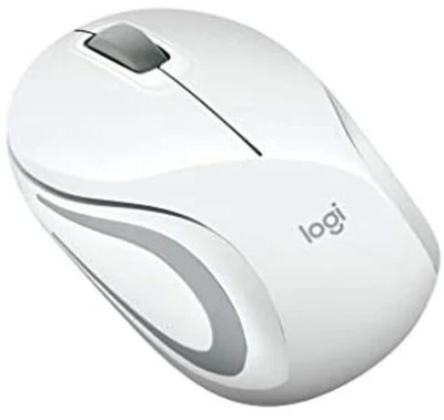 LOGICOOL M187rWH Wireless Mini Mouse Optical 3 button White F/S w/Tracking# NEW - Image 1 of 4