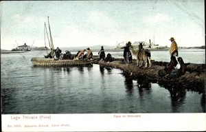 Postal Perú, Lago Titicaca, Tipos de Naturales - 4927477 - Imagen 1 de 2