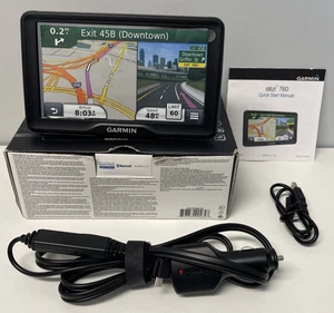 Garmin Dezl 760 LMT Truckers GPS Semi RV 7" écran testé et fonctionne - voir photos - Photo 1/14