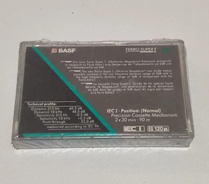 BASF FERRO SUPER 1 60 Blank cassette iec 1 brand new SEALED - made in indonesia - Picture 1 of 10