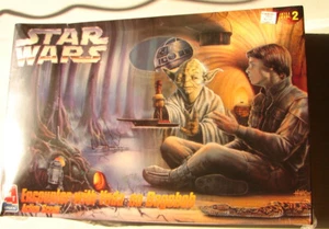 Star Wars ESB Yoda Luke Dagobah modelo kit AMT 1996 caja de violonchelo sellada ROTJ 1123 - Imagen 1 de 4