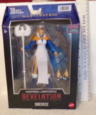 LOOK 2022 MATTEL MASTERVERSE MOTU REVELATION FIGURA FEITICEIRA NOVA - Imagem 1 de 4
