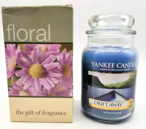 Rarität Retired Yankee Candle Company - DRIFT AWAY Large 22 oz Jar Rare w/ Box NEW! - Bild 1 von 3