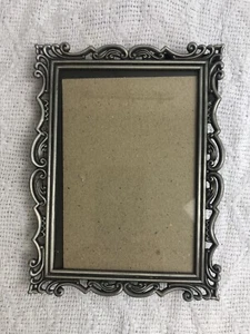 Marco decorativo vintage tono plata 5 x 7 - Imagen 1 de 10