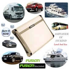 400W Class AB Fusion MS-AM402 2 Channel Marine bridgeable high power Amplifier. 