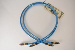 NUOVA 1m coppia interconnessioni Rhapsody a filo dritto "S" RCA - Foto 1 di 6