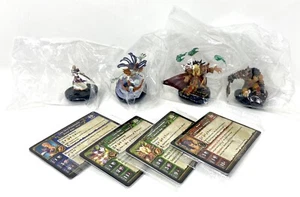 World of Warcraft Miniatures x4 w/ Cards (Jaina, Vashj, Kael'thras, Rexxar) - Picture 1 of 9