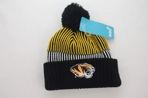 Missouri Beanie Black/White/Yellow Boy's One Size New with Tags - Picture 1 of 2