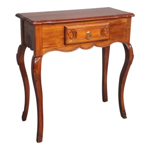 Solid Mahogany Wood Hall Table French Antique Reproduction Style Pre-Order - Picture 1 of 3