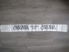 Vintage Carlos Santana Band European Tour Textile Cloth Concert Scarf Banner