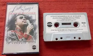 STEVIE WONDER - UK CASSETTE TAPE - LOVE SONGS - TELSTAR 1984 - Bild 1 von 5