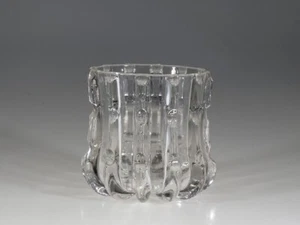 EAPG U.S. Glas Kristall gebrochen Säule oder Bambus Löffel oder Zuckerdose um 1895 - Bild 1 von 4