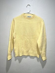 Vintage American Eagle Yellow Wool Blend Sweater Women Size Small