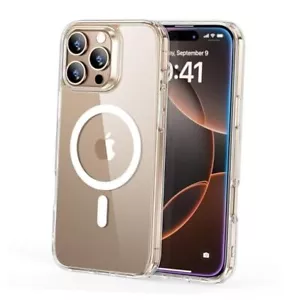 for iPhone 16 Pro Max Case, Compatible with MagSafe, Shockproof Military Clear - Picture 1 of 7