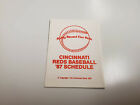RS20 Cincinnati Reds 1987 MLB Baseball Pocket Schedule - Budweiser