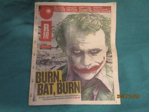 Chicago Redeye 17 luglio 2008 JOKER BATMAN DARK KNIGHT BURN, BAT, BURN - Foto 1 di 2