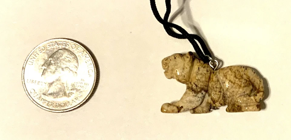 Милый картина яшма тигр подвеска - Изображение 1 из 1