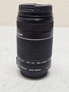 Canon Zoom Lens EF-S 55-250mm 1:4-5.6 IS II Camera Lens Only - Picture 1 of 8