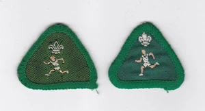 1970-2000 British/Uk Scouts - Cub Scout Athlete S2 insignia de competencia (2 Var) - Imagen 1 de 2