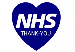 NHS Heart Charity Modernes Auto/Van Aufkleber Krankenschwester/Arzt Fenster Wand Krankenhaus - Bild 1 von 6