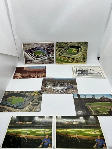 Vintage Detroit Tiger (Briggs) Stadium Post Card Lot Of 9 Cover