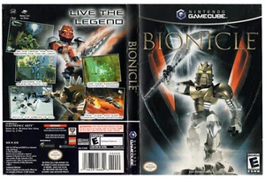 Bionicle Nintendo GameCube Repuesto Cubierta Arte Inserto OEM Oficial Original - Imagen 1 de 2