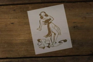 L745 Hawaiian Dancer Stencil Art Paint Scrapbook Made in USA - Picture 1 of 1