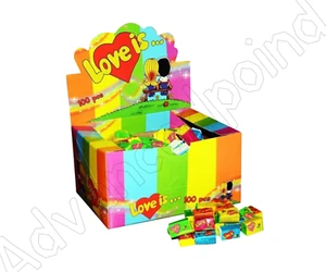 Love Is Chewing Gum Mix - 100 piezas Classic Love is Gum Box sabores surtidos - Imagen 1 de 3
