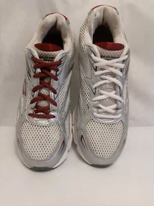 Skechers Sport weiß silber sportlich Laufen Wandern Tennisschuhe Sneaker Gr. 9 - Bild 1 von 10