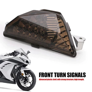 Front LED Turn Signal Indicator Light KAWASAKI NINJA 400 250 300 650 1000 ZX-6R - Picture 1 of 7