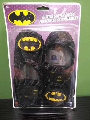 Disfraz de Batgirl/Batman Niño Brillo Zapatilla Zapatos Talla 7 a 11 Vestir Foto 1 de 4