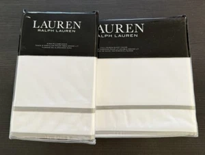 Funda nórdica Ralph Lauren Spencer borde satinado funda nórdica completa/queen + 2 King Sh - Imagen 1 de 6
