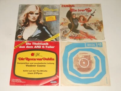 Vladimir Cosma - SAMMLUNG - 4 Singles (7") - Ein Irrer Typ - Die Aussteigerin - Bild 1 von 2