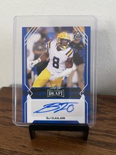 2022 Leaf Draft Autographs Blue #BA-BJO BJ Ojulari Rookie LSU Arizona Cardinals