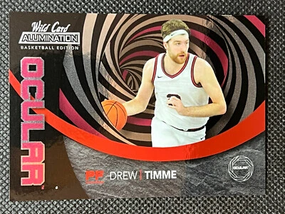 2022 Wild Card Allumination DREW TIMME RC #AOC-5 PINK OCULAR ROOKIE CARD - Image 1 of 2