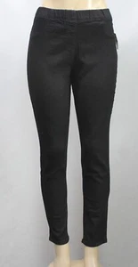 1616 Holdings. INC Style 5 Women's Cropped Pull On Pants Stretch Black Size XL - Picture 1 of 9